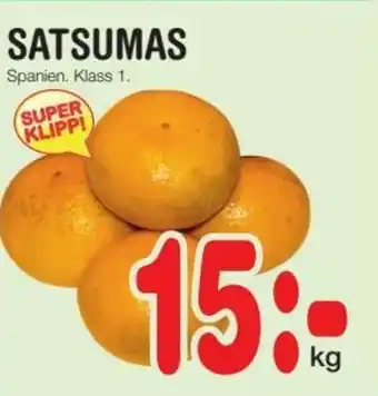 Nya Pulsen Satsumas Spanien erbjuda
