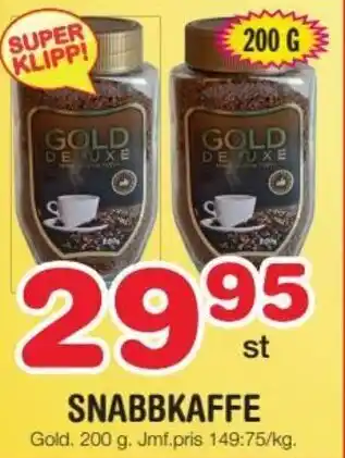 Gold Snabbkaffe 200 g