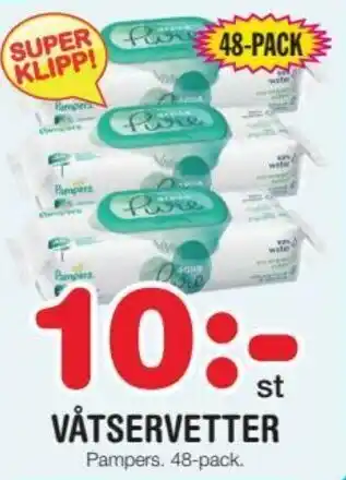 Pampers Våtservetter 48-pack