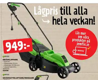 Jem&Fix GRÄSKLIPPARE erbjuda