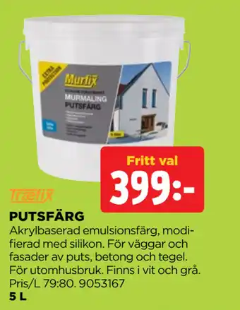 Jem&Fix PUTSFÄRG erbjuda