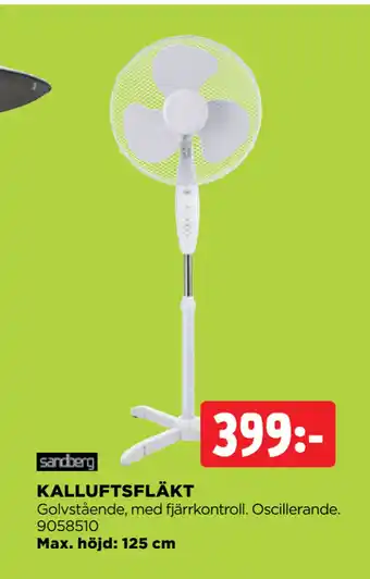 Jem&Fix KALLUFTSFLÄKT erbjuda