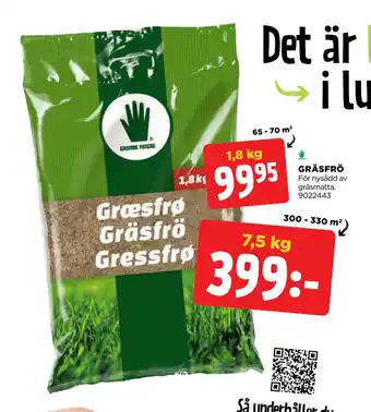 Jem&Fix GRÄSFRÖ erbjuda