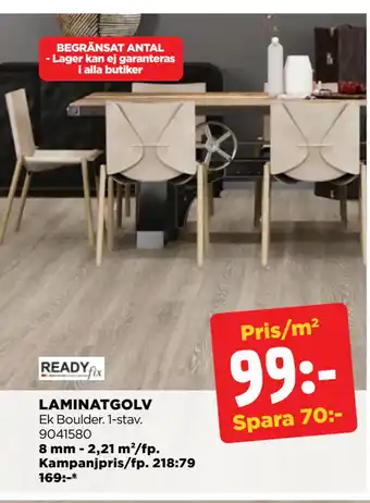 Jem&Fix LAMINATGOLV erbjuda