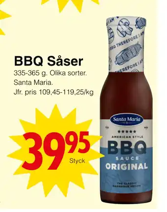 Matöppet BBQ Såser erbjuda