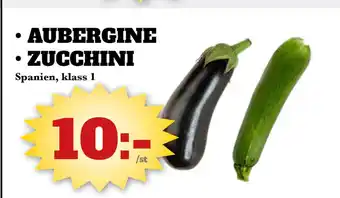 Bonum Matmarknad AUBERGINE • ZUCCHINI erbjuda
