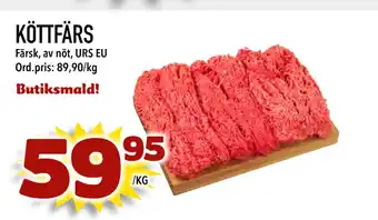 Din Mat KÖTTFÄRS erbjuda