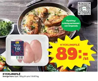 Coop Daglivs KYCKLINGFILÉ erbjuda