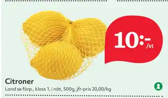 Hemköp Citroner erbjuda