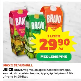 Coop Daglivs JUICE erbjuda