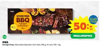 Coop Daglivs RIBS erbjuda