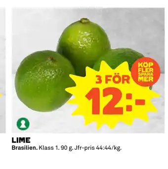 Coop Daglivs LIME erbjuda