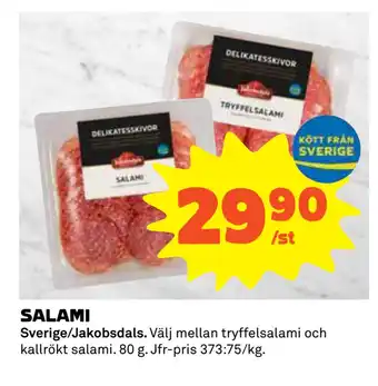 Coop Daglivs SALAMI erbjuda