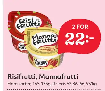 Hemköp Risifrutti, Mannafrutti erbjuda