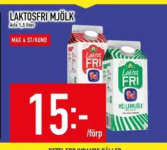 Matdax LAKTOSFRI MJÖLK erbjuda