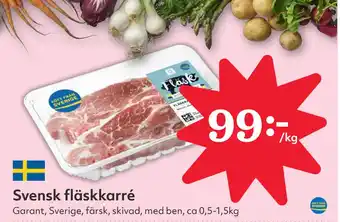 Hemköp Svensk fläskkarré erbjuda