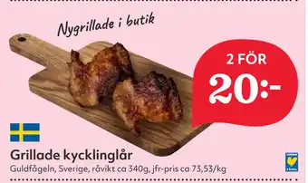 Hemköp Grillade kycklinglår erbjuda