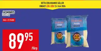 Matdax JASMINRIS erbjuda
