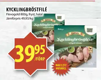 Matvärlden Tensta KYCKLINGBRÖSTFILÉ erbjuda