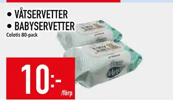 VÅTSERVETTER • BABYSERVETTER