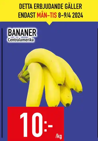 Matdax BANANER erbjuda