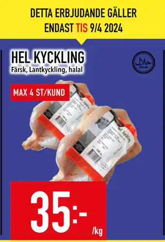 Matdax HEL KYCKLING erbjuda