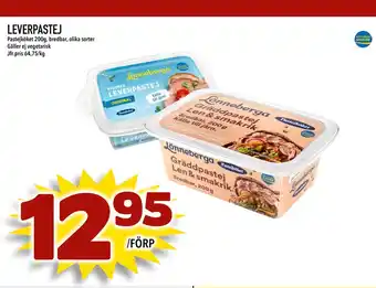 Nya Pulsen LEVERPASTEJ erbjuda