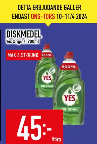 Matdax DISKMEDEL erbjuda