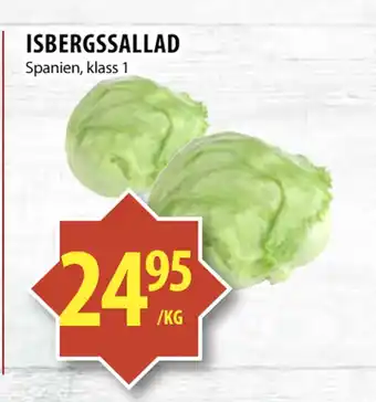 Matvärlden Tensta ISBERGSSALLAD erbjuda