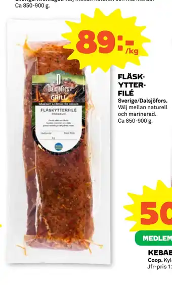 Stora Coop FLÄSKYTTERFILÉ erbjuda