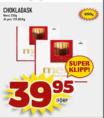Nya Pulsen CHOKLADASK erbjuda