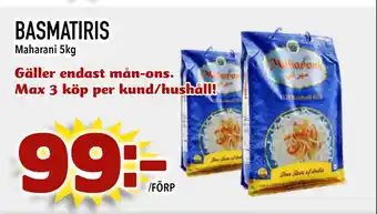 Prisma Mat BASMATIRIS erbjuda