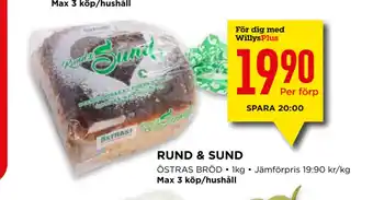 Willys RUND & SUND erbjuda