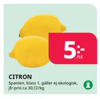 Tempo CITRON erbjuda