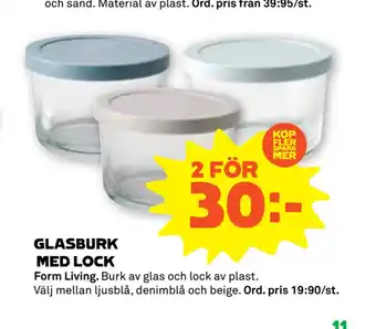 Stora Coop GLASBURK MED LOCK erbjuda