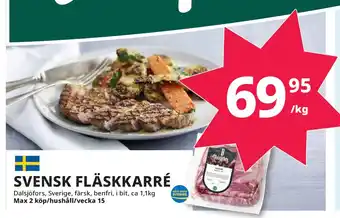 SVENSK FLÄSKKARRÉ