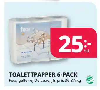 Tempo TOALETTPAPPER 6-PACK erbjuda