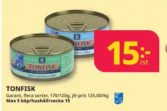 Tempo TONFISK erbjuda