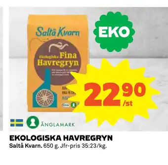 Coop EKOLOGISKA HAVREGRYN erbjuda