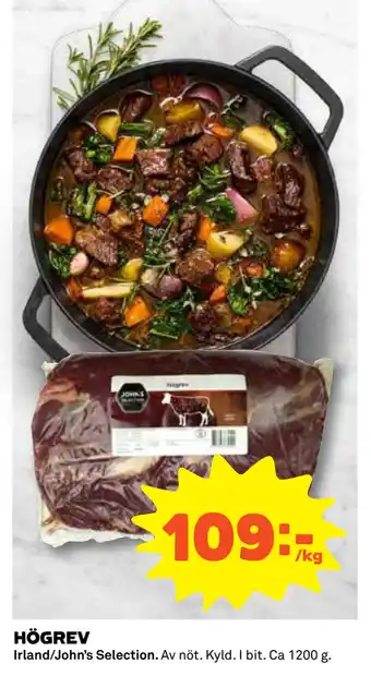 Coop HÖGREV erbjuda