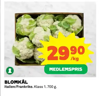 Coop BLOMKÅL erbjuda