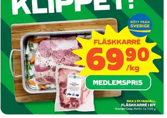Stora Coop FLÄSKKARRÉ erbjuda