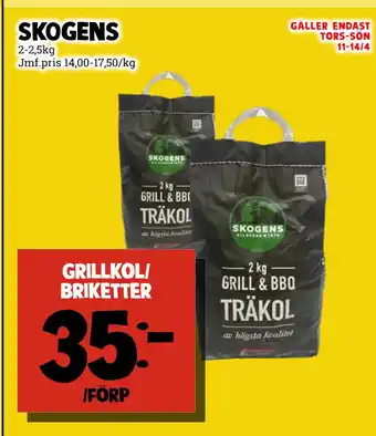 Grillkol/ briketter