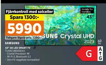 Power 43 4K LED SMART TV erbjuda