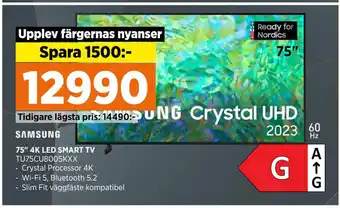 Power 75 4K LED SMART TV erbjuda