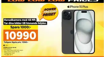 Power IPHONE 15 PLUS 128 GB erbjuda