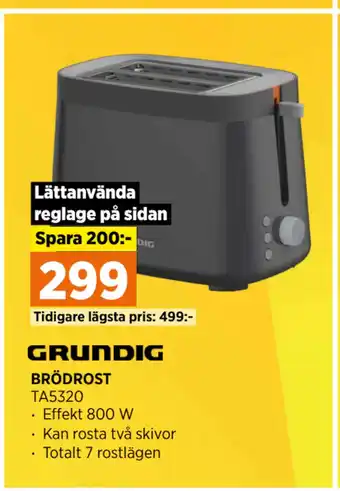 Power BRÖDROST erbjuda