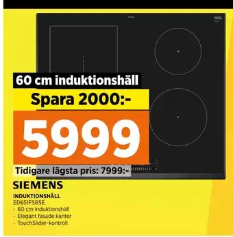 Power INDUKTIONSHÄLL erbjuda
