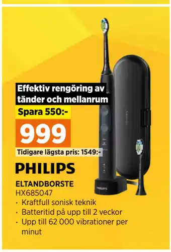 Power ELTANDBORSTE erbjuda
