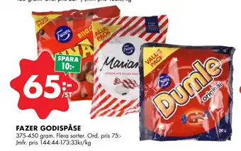 FAZER GODISPÅSE